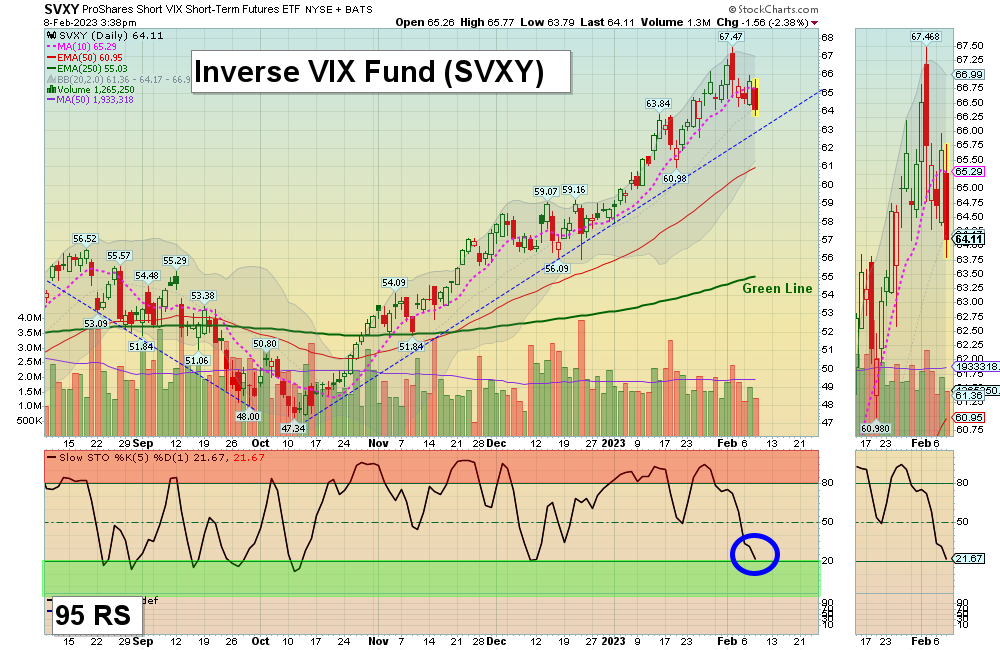 SVXY Chart