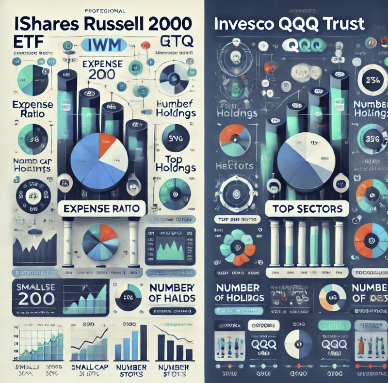 Russell 2000 IWM vs QQQ