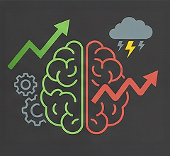 Illustration of a brain depicting psychology